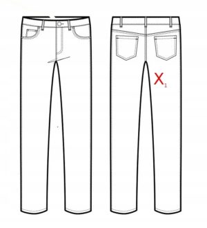 Z2G103 VERO MODA SPODNIE DAMSKIE JEANSY XL/30 XL - obrazek 4