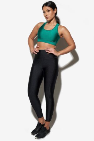X1B204 TONED ZIELONY TOP SPORTOWY KRZYŻOWANY NA PLECACH 40 - obrazek 5