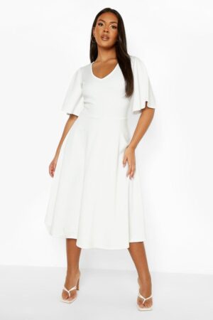X7D17 BOOHOO PLUS DAMSKA SUKIENKA MIDI 44 XXL - obrazek 3
